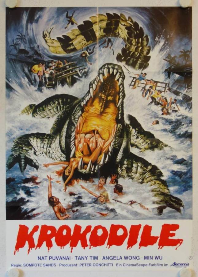 Crocodile original release german movie poster